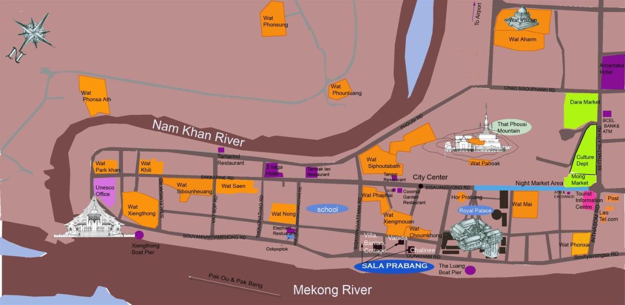 Sala Prabang Hotel Луанг Прабанг Екстериор снимка